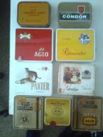Div.sigaren shag blikjes leeg A v, Ophalen of Verzenden, Gebruikt, Sigarenbandjes