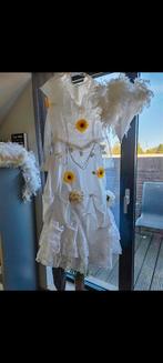 Carnavals Bruidsjurk met Accessoires - Maat 38/40, Ophalen, Gedragen, Maat 38/40 (M), Carnaval