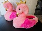 Zgan superleuke roze flamingo sloffen mt 36/37, Ophalen of Verzenden, Zo goed als nieuw, Meisje, Slofjes