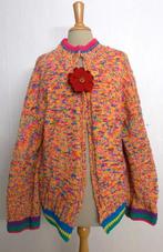 Vrolijk handmade hippy kleurtje vest! XL, Ophalen of Verzenden, Zo goed als nieuw, Maat 46/48 (XL) of groter, Oranje