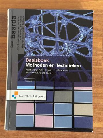 Basisboek Methoden en Technieken - Ben Baarda beschikbaar voor biedingen