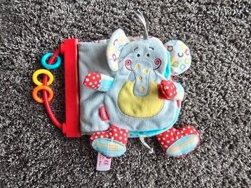 Tiamo olifant ABC boekje velours beschikbaar voor biedingen