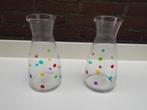 Water schenkers met gekleurde stippen, merk L. Dake en Zn, 2, Huis en Inrichting, Ophalen of Verzenden, 'T Olde Gre-j, Info@toldegrej.nl