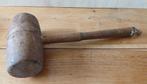 Antieke vintage hardhouten hamer. Een persuader, Ophalen of Verzenden
