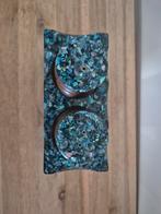 Paua Shell Peper en Zout Stel - antiek, Ophalen of Verzenden