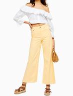 Pale yellow culottes jeans (Topshop), Overige kleuren, Ophalen of Verzenden, W27 (confectie 34) of kleiner, Topshop