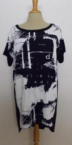 Leuke zwart/witte print tuniek van Elsewhere! L, Verzenden, Zo goed als nieuw, Maat 42/44 (L), Zwart