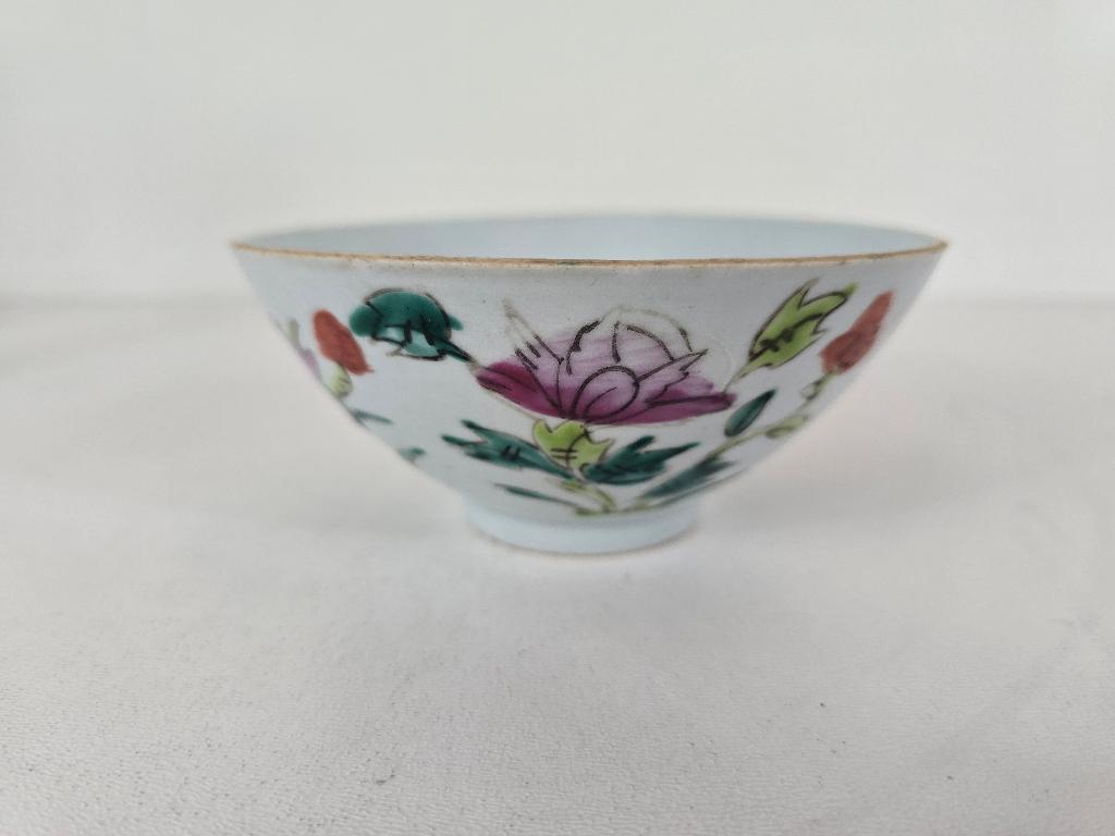 Famille rose kom #3, porselein, China, 2e helft 18e eeuw, Antiek en Kunst, Ophalen of Verzenden