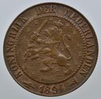 Hele mooie 2 1/2 Cent 1894 Wilhelmina, Postzegels en Munten, Munten | Nederland, Verzenden, Koningin Wilhelmina, Overige waardes