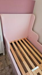 Ikea Busunge meegroeibed roze - Zo goed als nieuw!, Huis en Inrichting, Slaapkamer | Bedden, Ophalen, Verstelbaar, 90 cm, Zo goed als nieuw