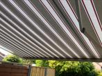 Teab: Zonnescherm 4,5 * 3 meter, Tuin en Terras, Zonneschermen, Ophalen, Gebruikt, 450 cm of meer, 150 tot 300 cm