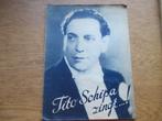 TITO SCHIPA ZINGT...!, Muziek en Instrumenten, Bladmuziek, Zang, Gebruikt, Ophalen of Verzenden, Artiest of Componist