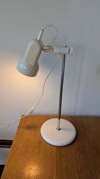 Vintage Scandinavian Adjustable Lamp – White & Chrome 1980s, Ophalen of Verzenden, Gebruikt, Minder dan 50 cm