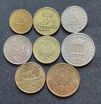 8 munten Griekenland jaren 1973 - 1992 dragmas, Ophalen of Verzenden, Overige landen