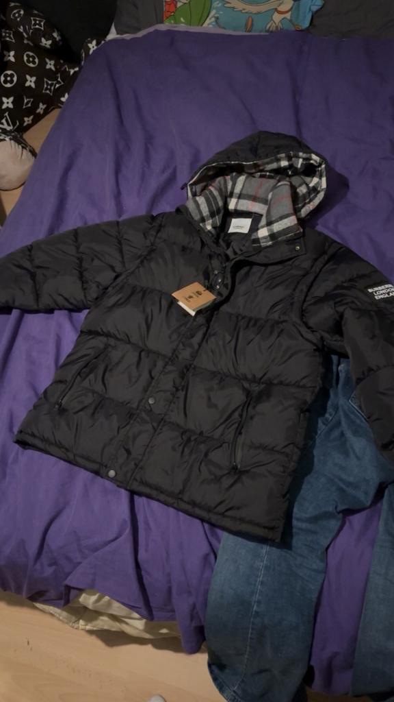 Burberry Jas, Kleding | Heren, Jassen | Zomer, Zo goed als nieuw, Maat 52/54 (L), Zwart, Verzenden