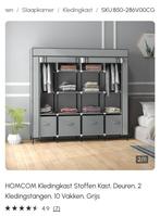 Slaapkamer kast met stoffen, Ophalen of Verzenden, Nieuw, Minder dan 45 cm, Minder dan 55 cm
