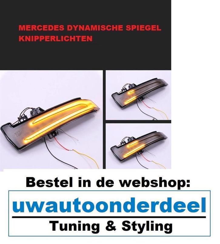 Dynamische Led Spiegel Knipperlichten Voor Mercedes CLS GLA, Auto diversen, Tuning en Styling, Ophalen of Verzenden