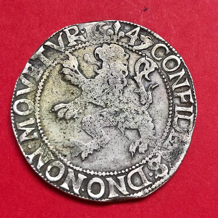 Leeuwendaalder Campen 1647. Zfr., Postzegels en Munten, Munten | Nederland, Losse munt, Overige waardes, Vóór koninkrijk, Zilver