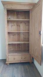 Grenen Houten kast met lade en planken, Gebruikt, Met lade(s), 25 tot 50 cm, 50 tot 100 cm