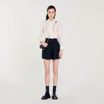 Short met hoge taille sandro 34, Kort, Zwart, Nieuw, Ophalen of Verzenden