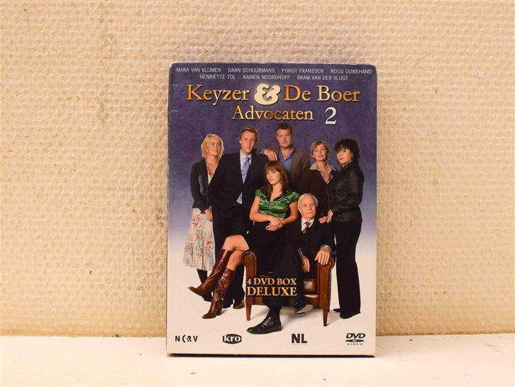 4 stuks DVD Box De luxe Keyzer & De Boer Advocaten 44760, Cd's en Dvd's, Cd's | Overige Cd's, Gebruikt, Ophalen of Verzenden
