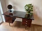 Vintage teak bureau, Huis en Inrichting, Bureaus, Gebruikt, Ophalen, Bureau