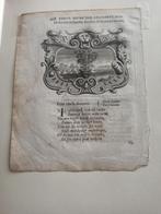 Pagina uit boek van eerste eeuwfeest van de Jezuietenorde, Ophalen of Verzenden, Gebruikt, Boek