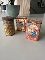 Vintage koffieblikken, Verzamelen, Blikken, Douwe Egberts, Gebruikt, Koffie, Ophalen