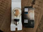 Philips Hue White Filament Lamp - 550 Lumen 2 stuks, Led-lamp, Minder dan 30 watt, Soft of Flame, Zo goed als nieuw