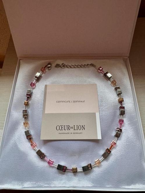 Prachtig nieuw collier van Coeur de Lion, Sieraden, Tassen en Uiterlijk, Kettingen, Nieuw, Zilver, Roze, Ophalen of Verzenden