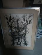 Abstracte tekening van onbekende kunstenaar, Ophalen