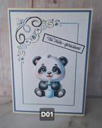 Geborduurde wenskaarten Geboorte, Nieuw, Man of Vrouw, Info@sparklecrafts.nl, Ophalen of Verzenden