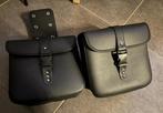 2 Zwarte Motor Zadeltassen / Zadel Tas Opbergtas Zijkoffer, Motoren, Accessoires | Koffers en Tassen, Verzenden, Nieuw