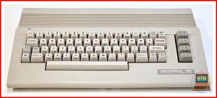 Nette Commodore 64 C64 C64C Met Aangepaste Voeding, Computers en Software, Vintage Computers, Ophalen of Verzenden