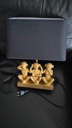 Horen, zien en zwijgen apen lamp, Ophalen of Verzenden, Zo goed als nieuw, Minder dan 50 cm
