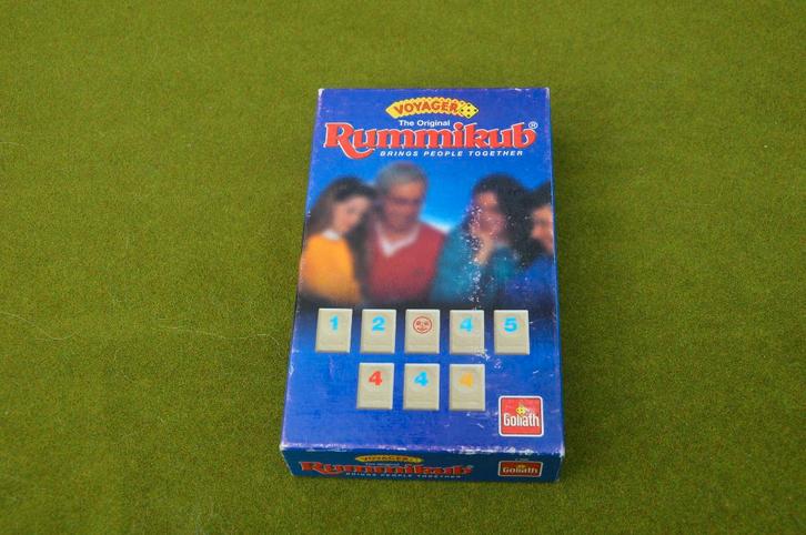 Rummikub reis editie van Goliath 1-4 spelers Voyager, Hobby en Vrije tijd, Gezelschapsspellen | Bordspellen, Gebruikt, Een of twee spelers