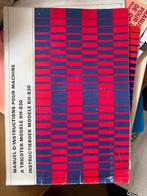 Handleiding instruktieboeken breimachines toebehoeren, Verzenden, Gebruikt, Breien, Patroon of Boek