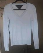 Gebreide Tommy Hilfiger v-hals trui, Maat 38/40 (M), Blauw, Ophalen of Verzenden, Zo goed als nieuw