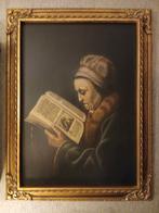 Replica van lezende dame. Plus lijst., Antiek en Kunst, Kunst | Schilderijen | Klassiek, Ophalen