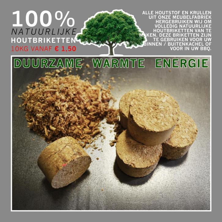 Houtbriketten,Haardhout,Hout,Kachelhout., Tuin en Terras, Haardhout, Blokken, Eikenhout, Minder dan 3 m³, Ophalen