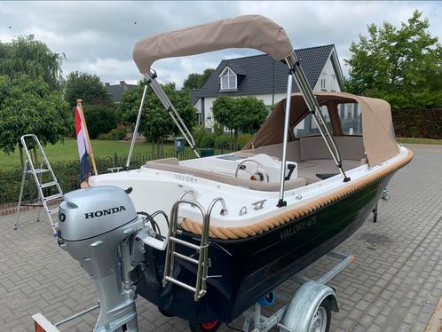 Sloep Valory 475 met Honda 10 pk 4 takt in nieuw staat, Watersport en Boten, Sloepen, Zo goed als nieuw, Tot 10 pk, 3 tot 6 meter