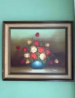 Antiek Bloemen Schilderij in Lijst, Ophalen