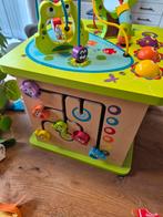 Speelkubus Hape Groot houten ballenbaan kralenspiraal, Ophalen, Zo goed als nieuw