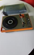 💐ORANJE PLATENSPELER-PICKUP SAUNDY 5002 MET STOFKAP, Ophalen of Verzenden, Zo goed als nieuw, Overige merken