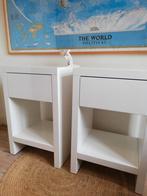 Set nachtkastjes., Ophalen, Gebruikt, Minder dan 45 cm, Minder dan 55 cm