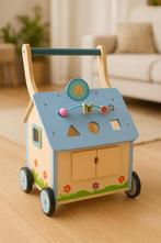 Loopwagentje Houten Speelgoed, Ophalen, Zo goed als nieuw, Duw- of Trekspeelgoed