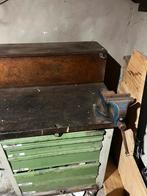 Werkbank verrijdbaar, Doe-het-zelf en Verbouw, Ophalen, Gebruikt, 170 cm of meer, Bankschroef