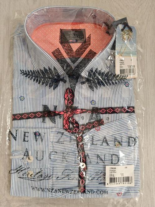 NZA New Zealand Auckland Overhemd Nieuw!, Kleding | Heren, Overhemden, Nieuw, Halswijdte 41/42 (L), Blauw, Ophalen of Verzenden