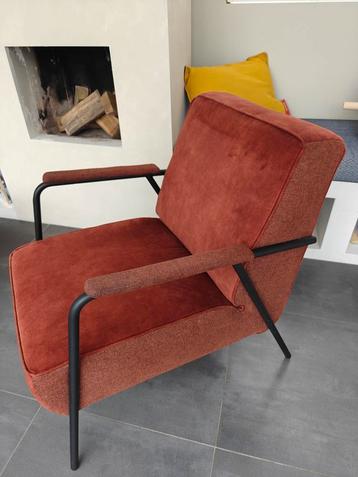 Fauteuil in Copper stof Hoogenboezem. beschikbaar voor biedingen