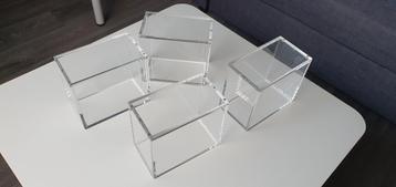 Pokemon boosterbox acrylic case cases 4 stuks beschikbaar voor biedingen